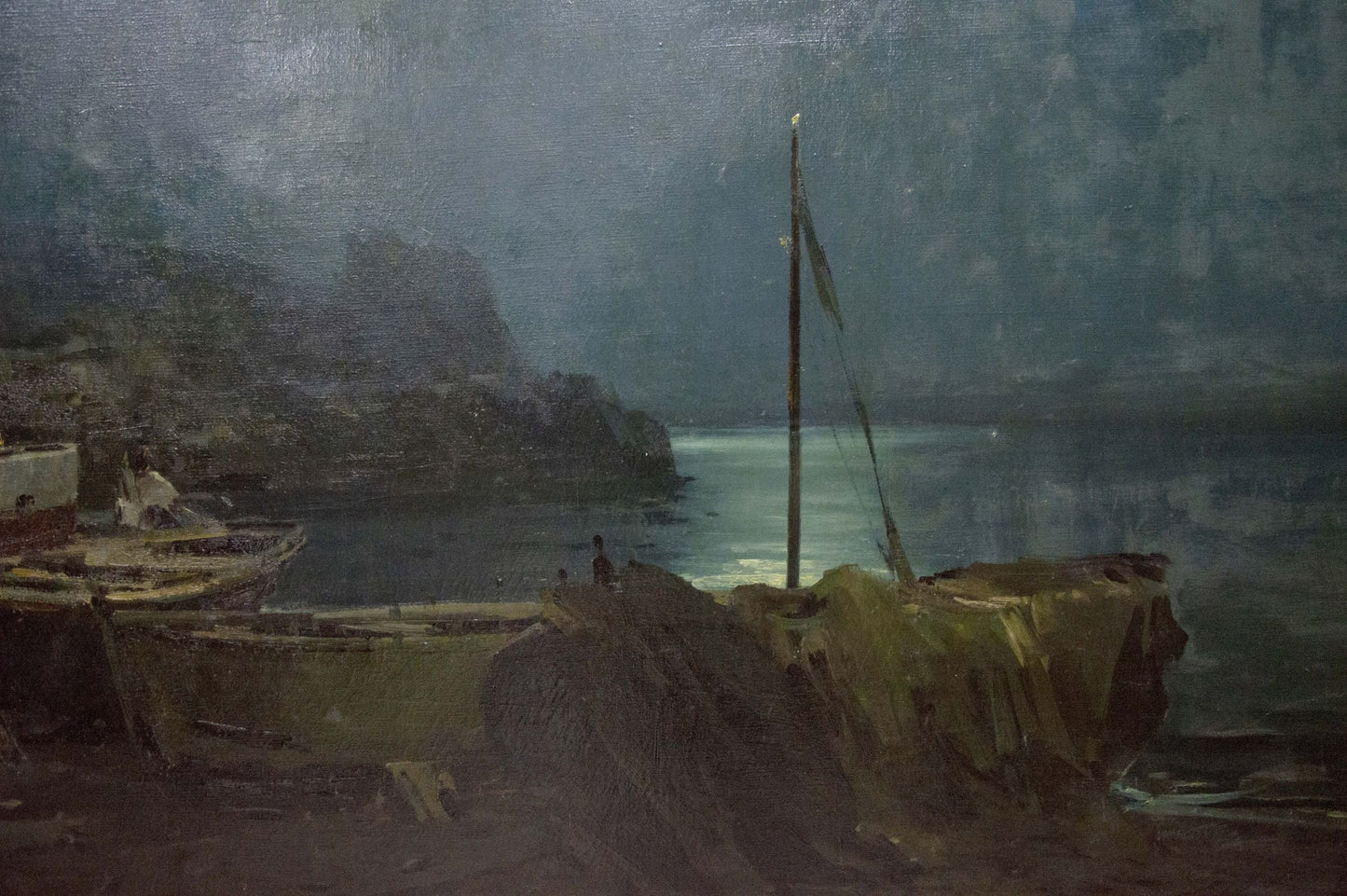 Oil painting Night landscape Zakharov Fedor Zakharovich