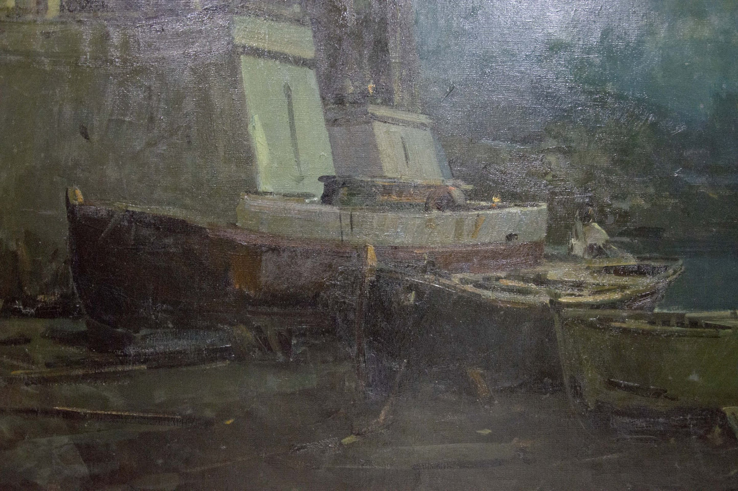 Oil painting Night landscape Zakharov Fedor Zakharovich