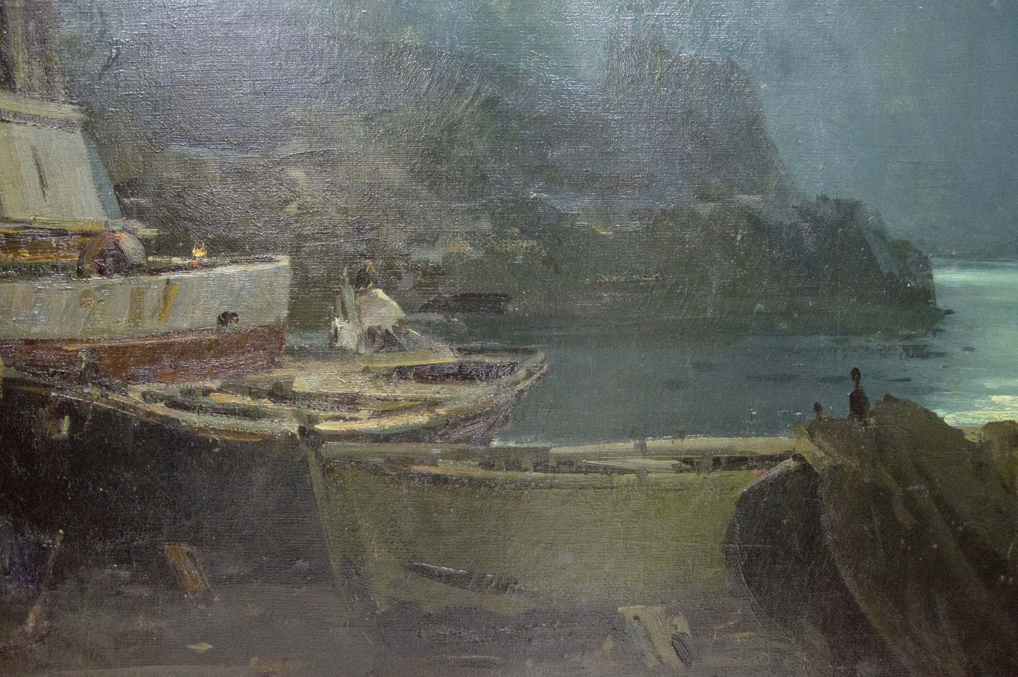 Oil painting Night landscape Zakharov Fedor Zakharovich