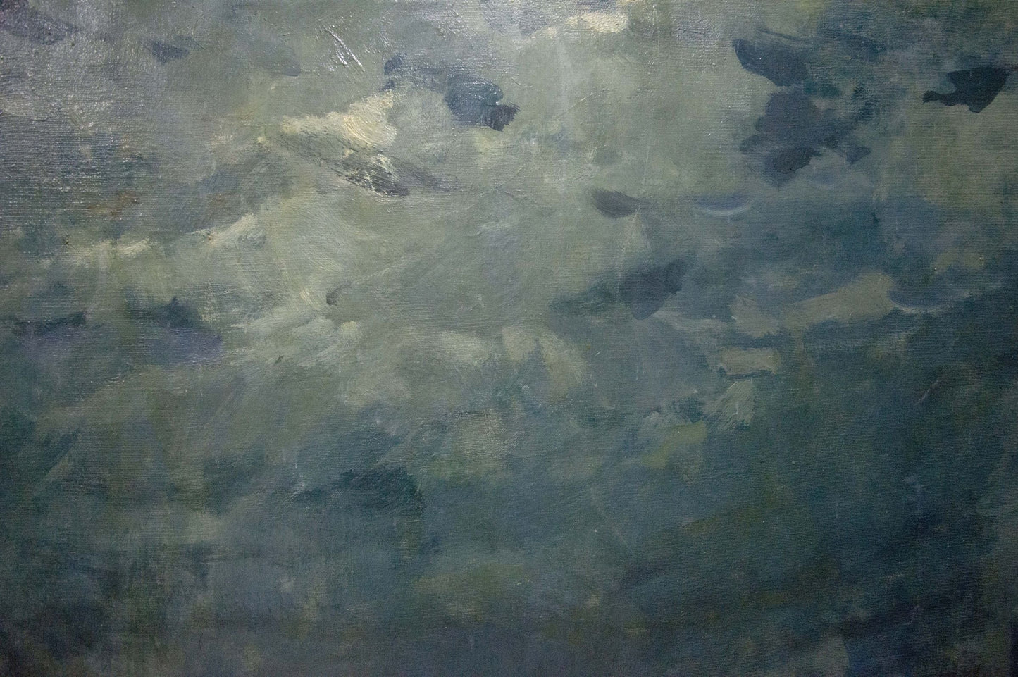 Oil painting Night landscape Zakharov Fedor Zakharovich