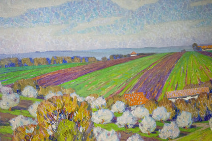 Oil painting Blooms Zlyden Yuri Fedorovich