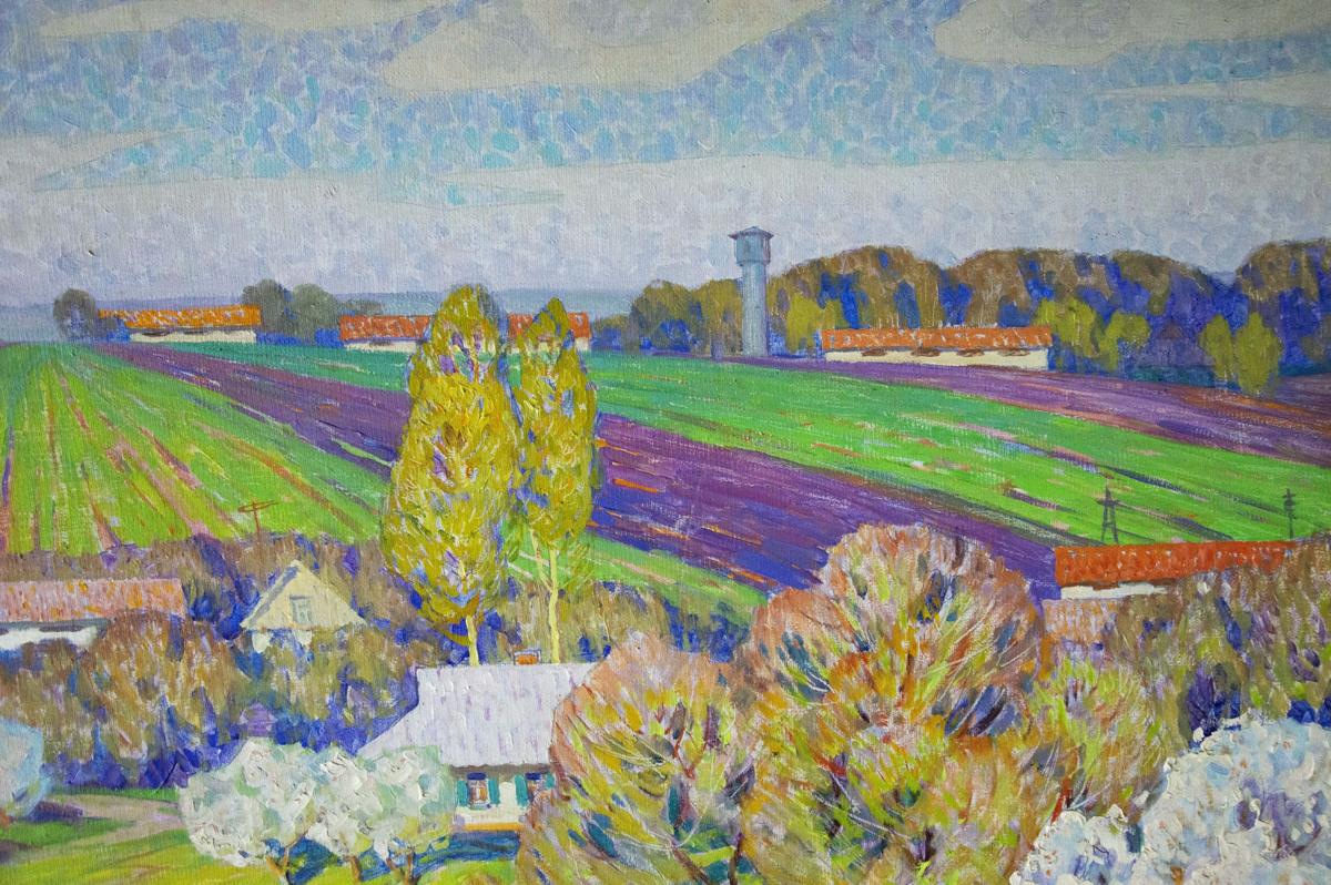 Oil painting Blooms Zlyden Yuri Fedorovich