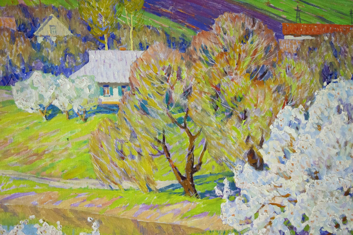 Oil painting Blooms Zlyden Yuri Fedorovich