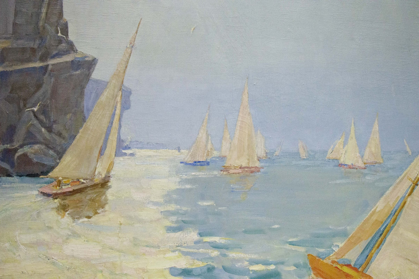 Oil painting Near the shore Vladimir Kozyuk