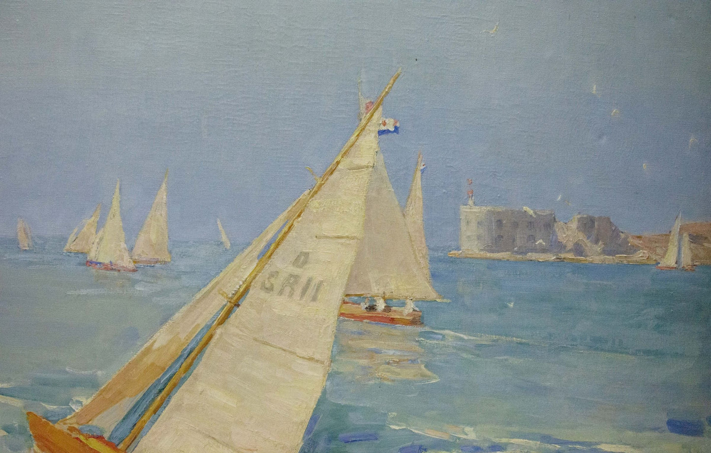 Oil painting Near the shore Vladimir Kozyuk