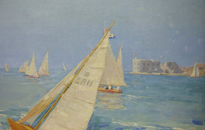 Oil painting Near the shore Vladimir Kozyuk