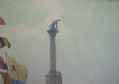 Oil painting Near the shore Vladimir Kozyuk