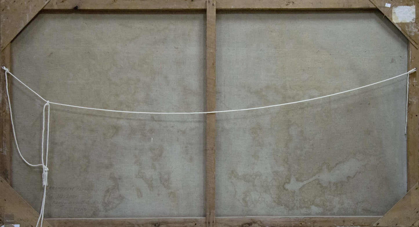 Sergey Sidorovich Vladimirov's oil painting reflects the spirit of May Day in Sevastopol