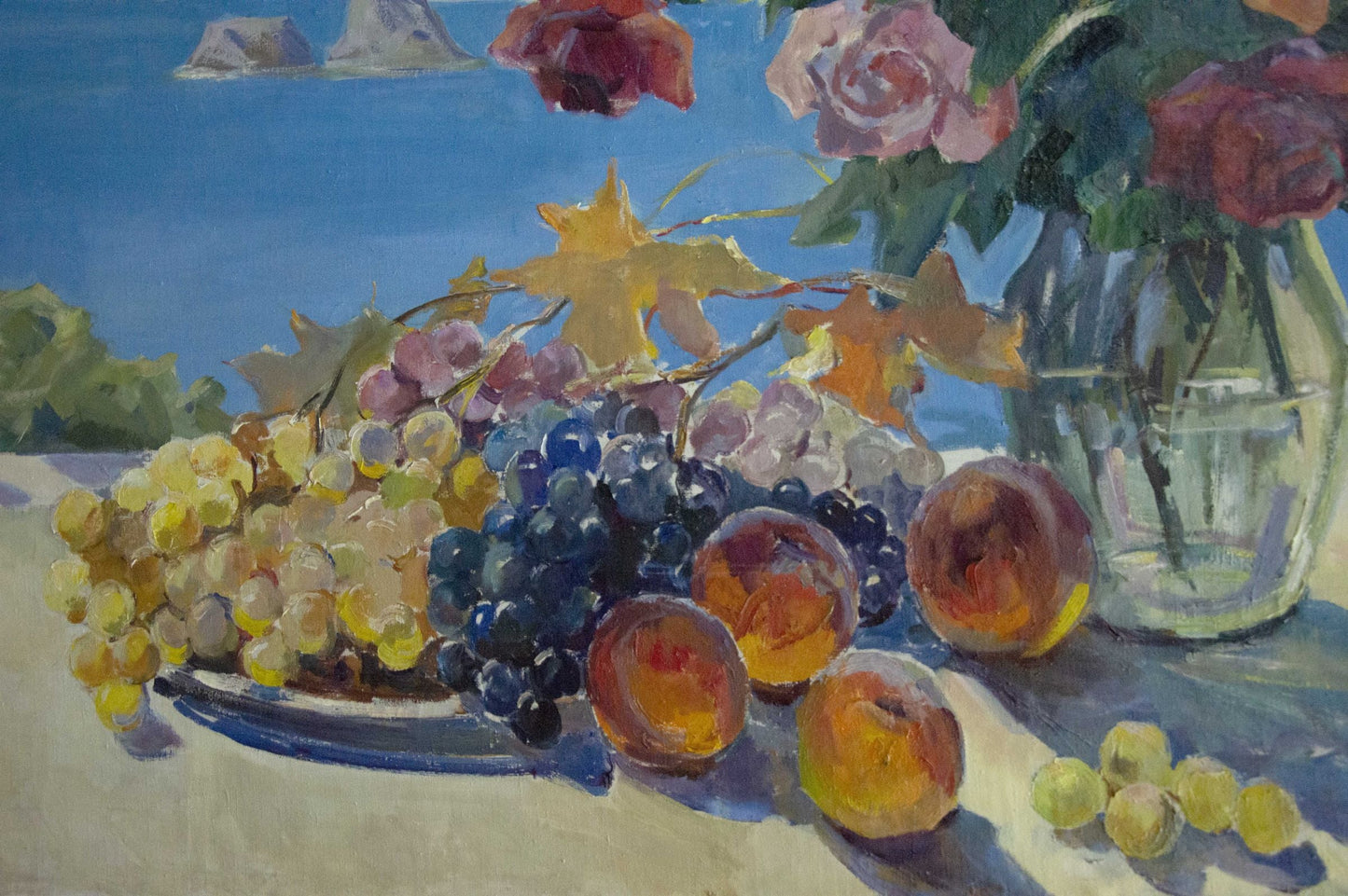 Oil painting Sea view Tsvetkova V.P.