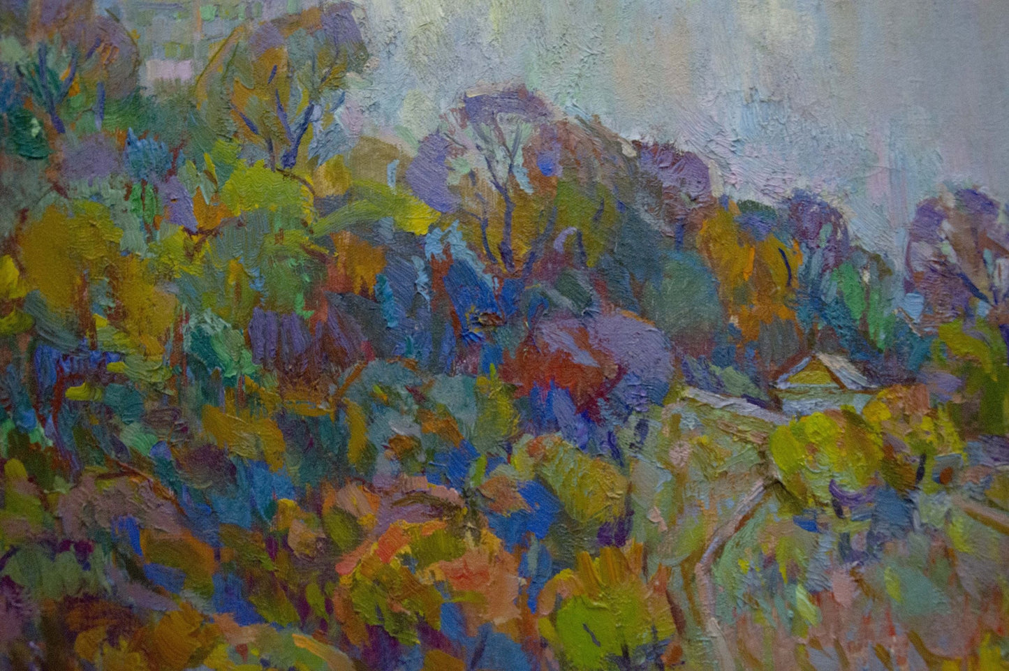 Oil painting City view Chegodar Vasily Dmitrievich