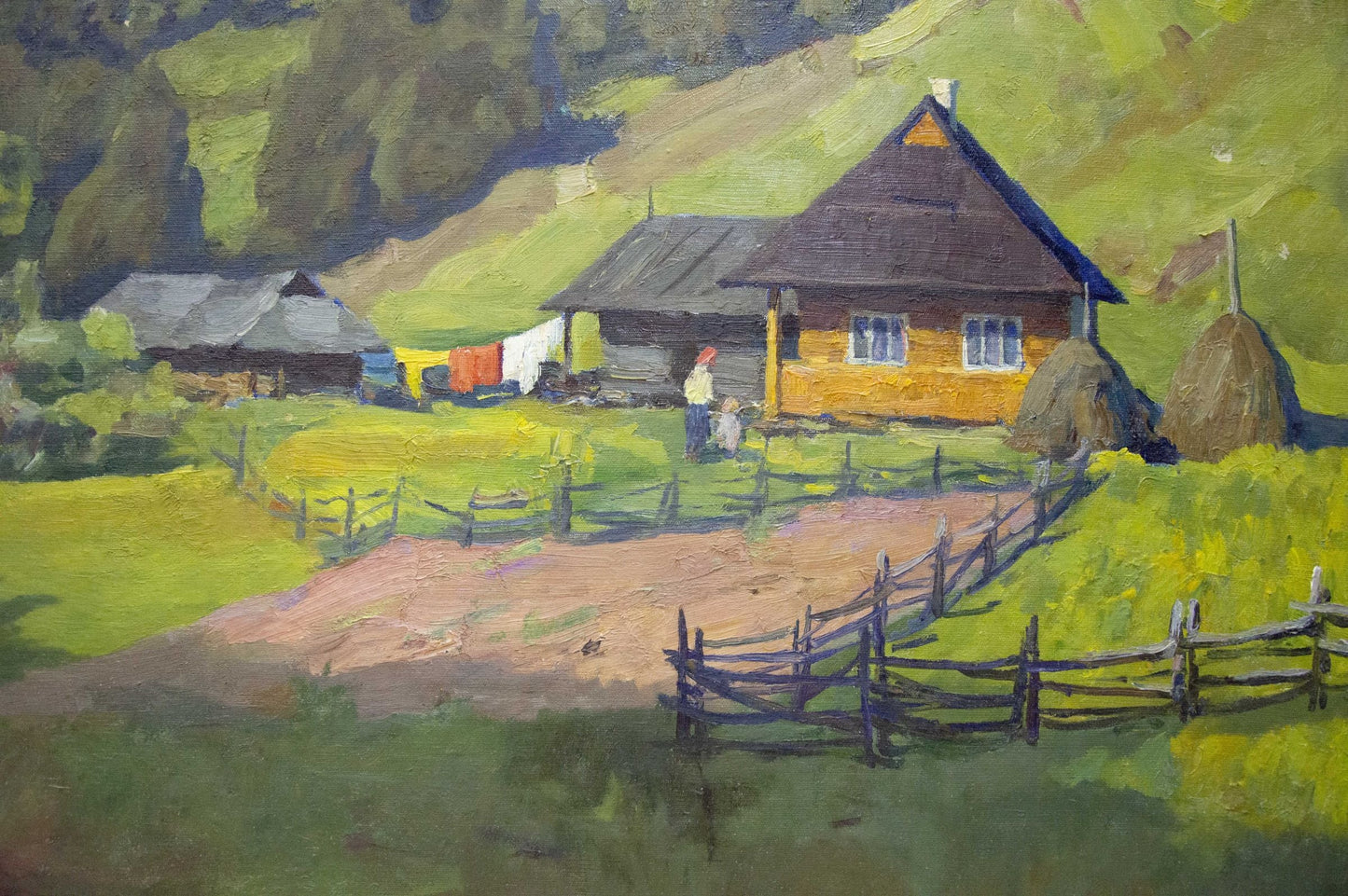 Oil painting Mountain landscape Potapenko Andrey Ilyich