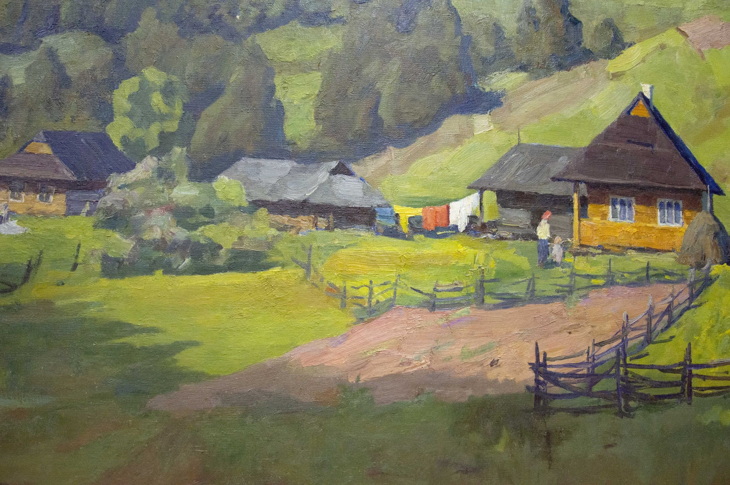 Oil painting Mountain landscape Potapenko Andrey Ilyich