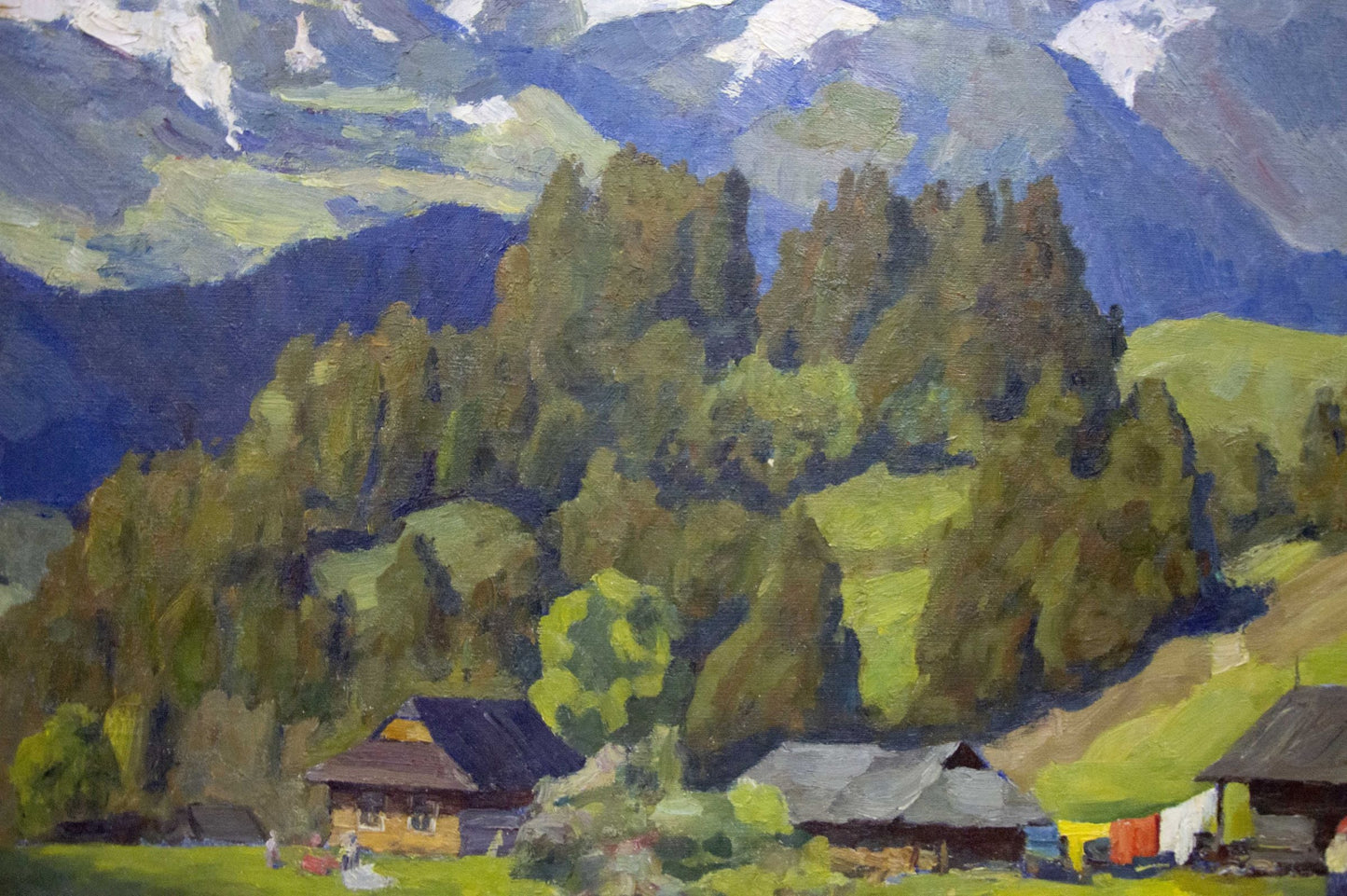 Oil painting Mountain landscape Potapenko Andrey Ilyich