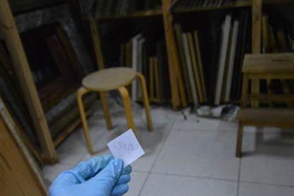 Oil painting Ship Peter Kuzmich Stolyarenko