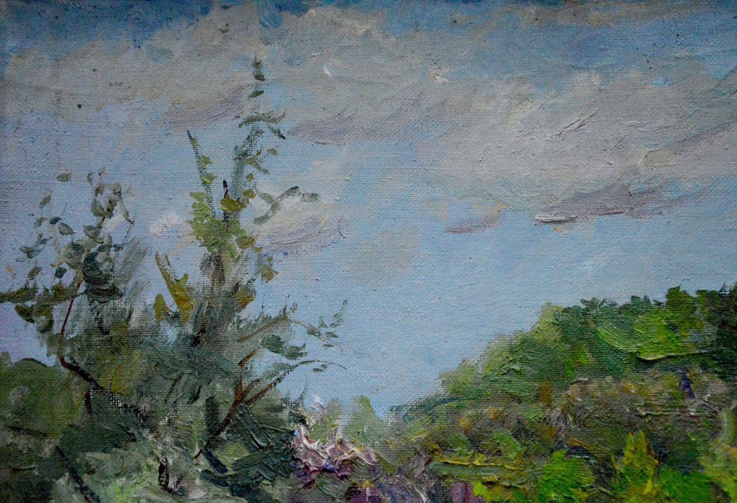 Oil painting Garden Matvey Borisovich Kogan-Shatz