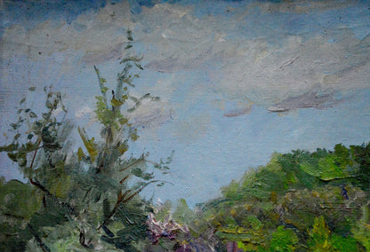 Oil painting Garden Matvey Borisovich Kogan-Shatz