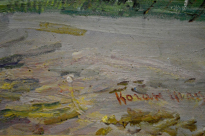 Oil painting Garden Matvey Borisovich Kogan-Shatz