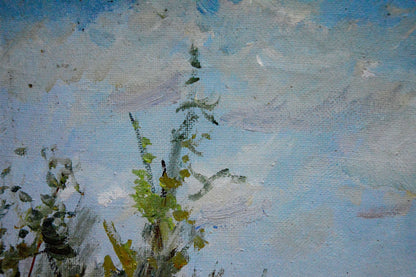 Oil painting Garden Matvey Borisovich Kogan-Shatz