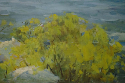 Oil artwork capturing Yalta by Daniil Ivanovich Bezugly