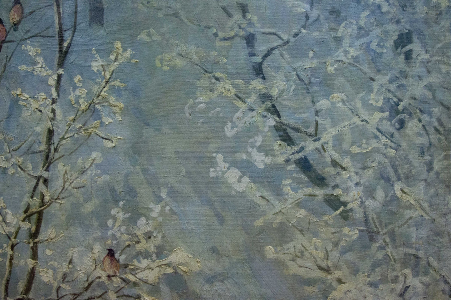 Oil painting Winter landscape Sevets Victor Stepanovich