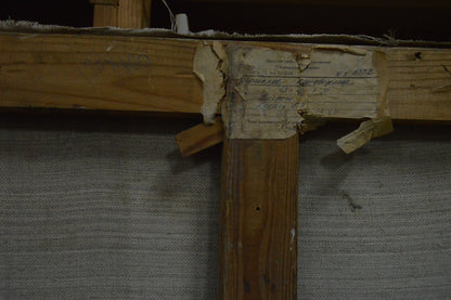 Oil painting City near the sea Kogan Boris Matveevich