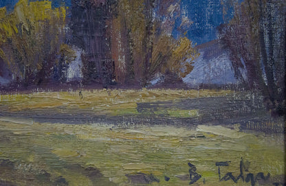 Oil painting Mountain landscape Vasylʹ Georhiyovych Gabda