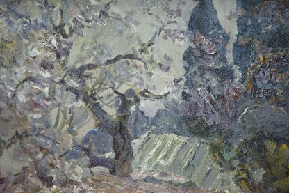 Oil painting Landscape in private areas Khan Nikolay Alekseevich