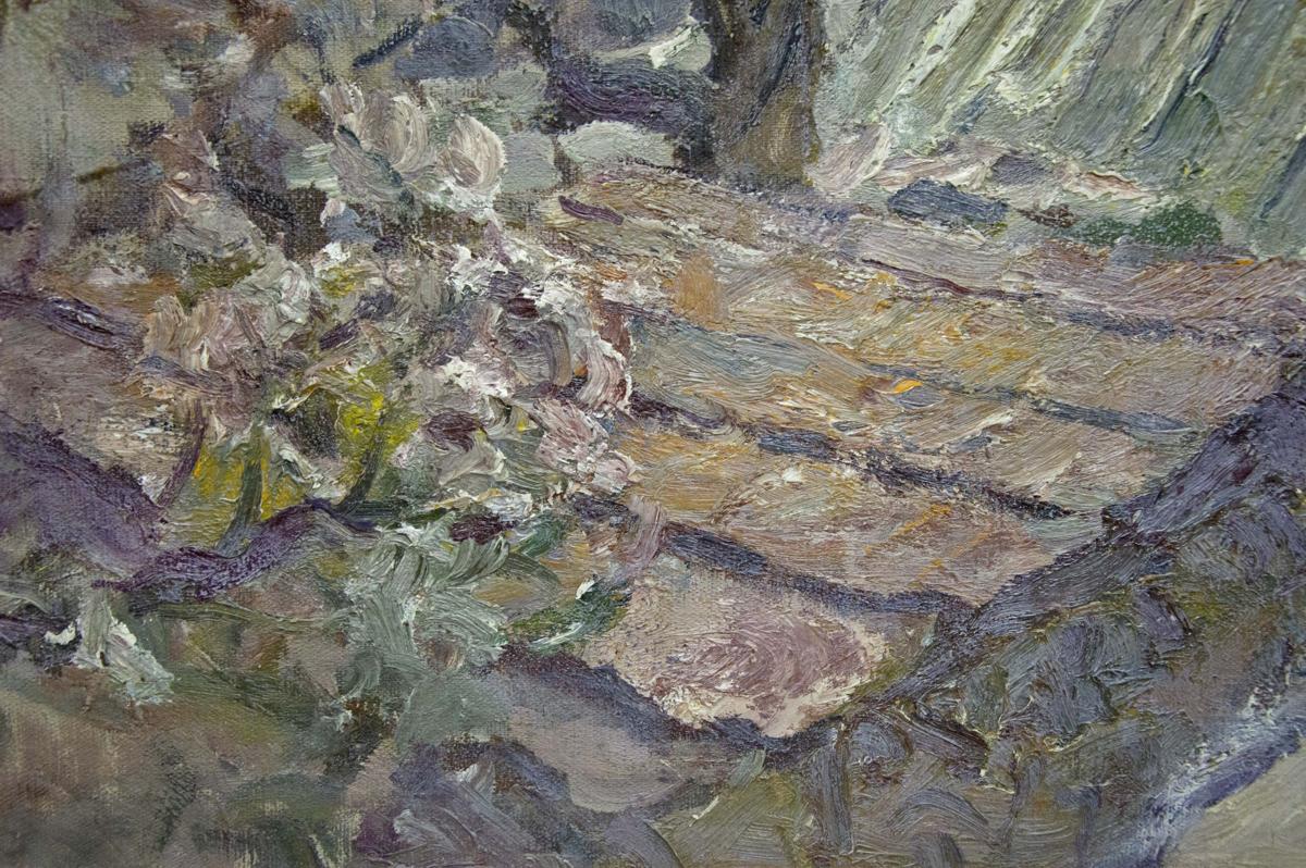 Oil painting Landscape in private areas Khan Nikolay Alekseevich