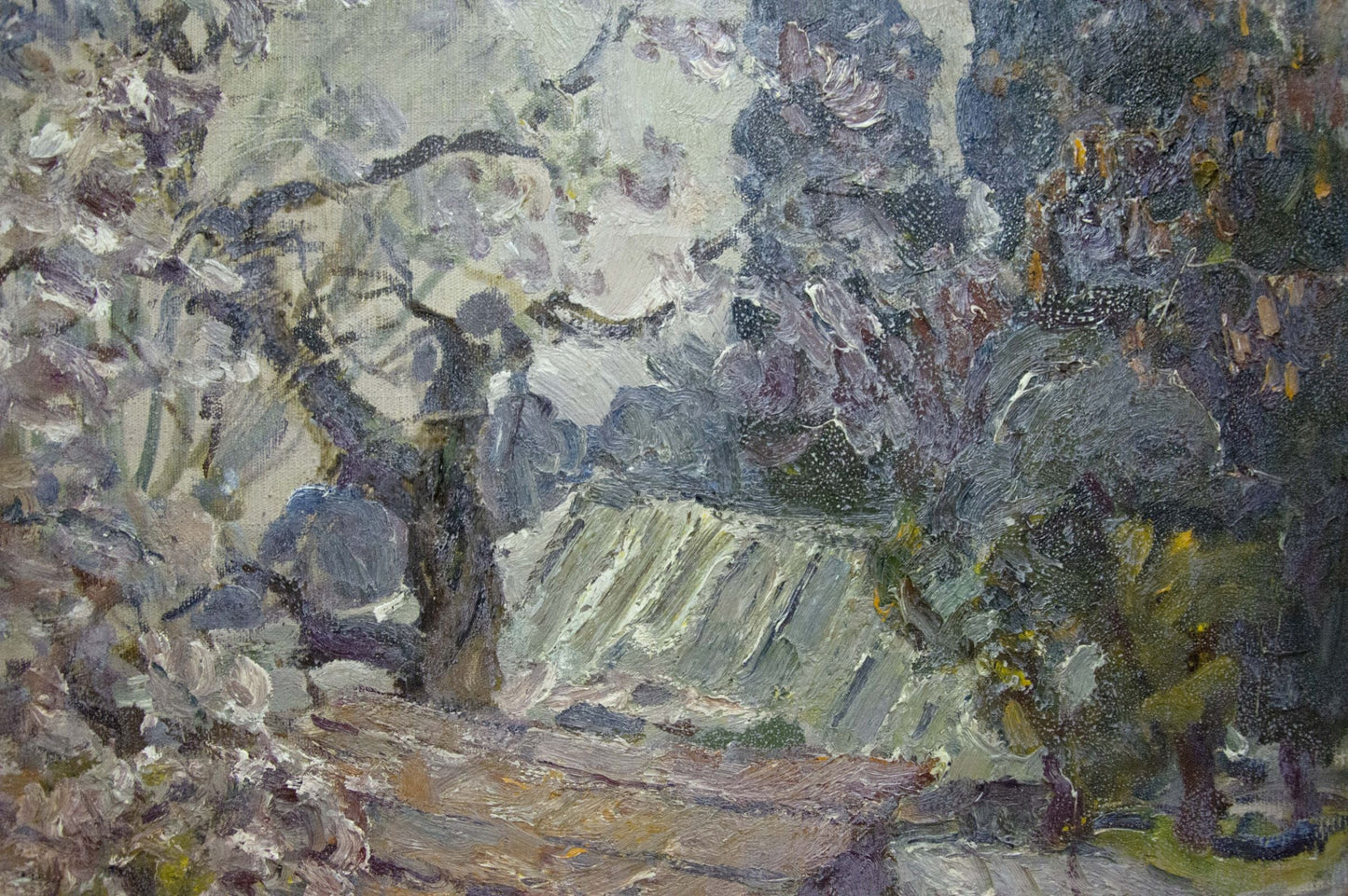 Oil painting Landscape in private areas Khan Nikolay Alekseevich