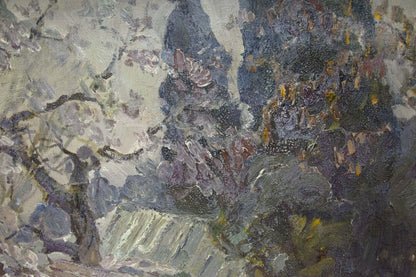 Oil painting Landscape in private areas Khan Nikolay Alekseevich