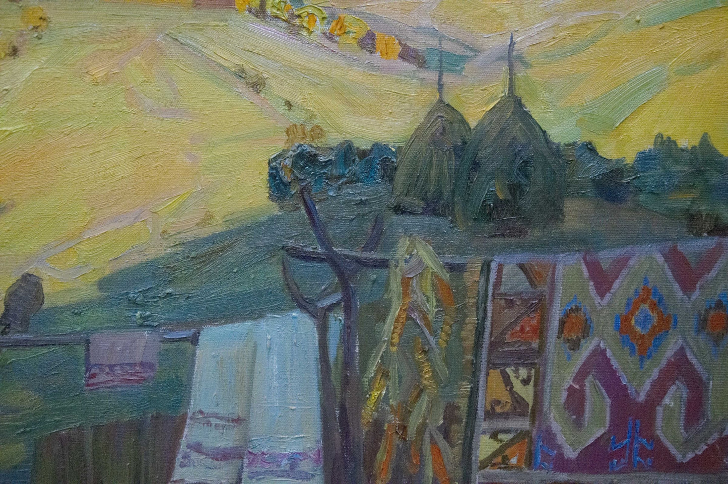 Oil painting Ukrainian outback Yuzefovich Natalia Vladimirovna