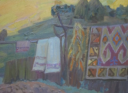 Oil painting Ukrainian outback Yuzefovich Natalia Vladimirovna