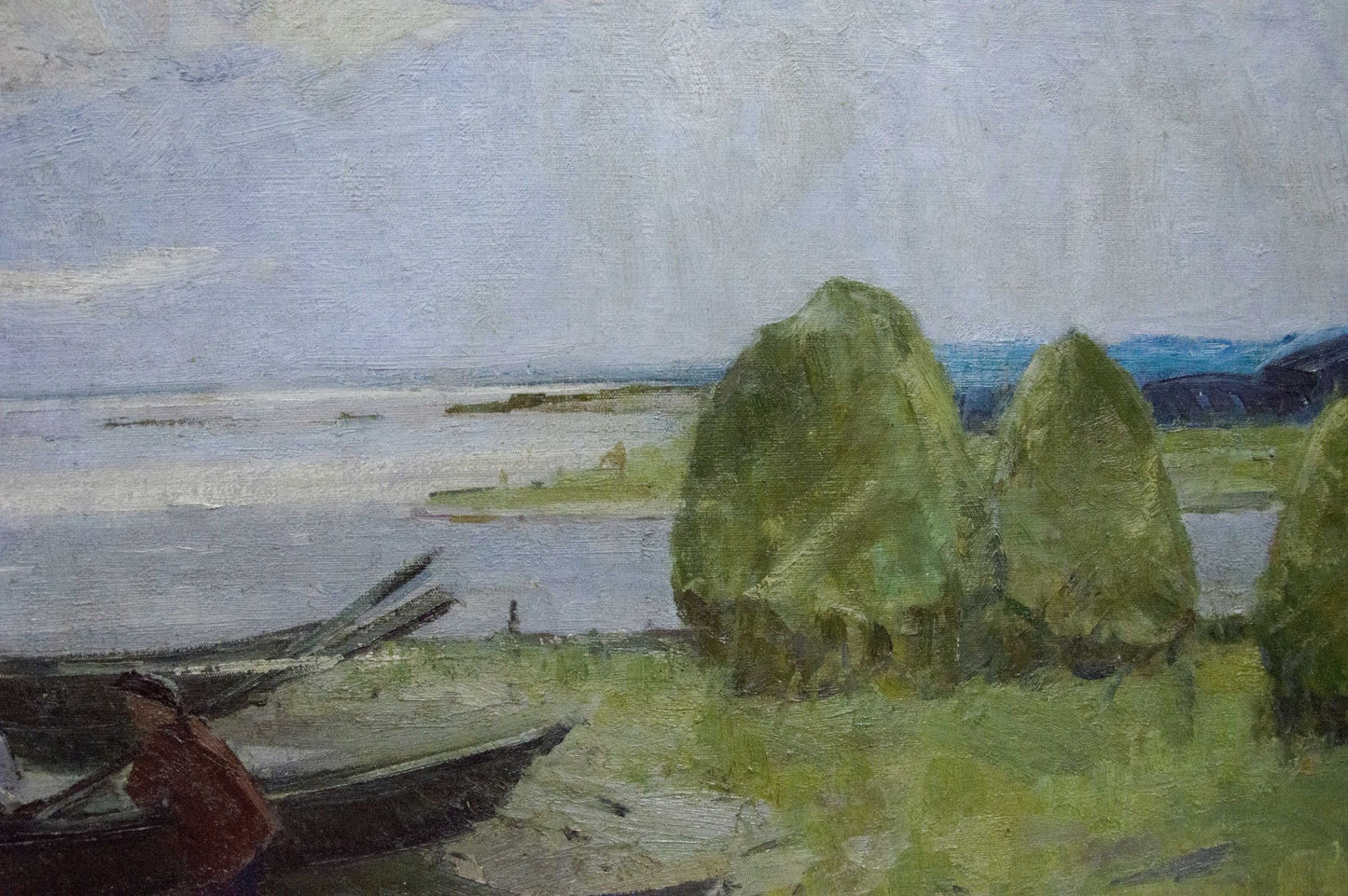 Oil painting Near the shore Sevastyanov Victor Grigorievich