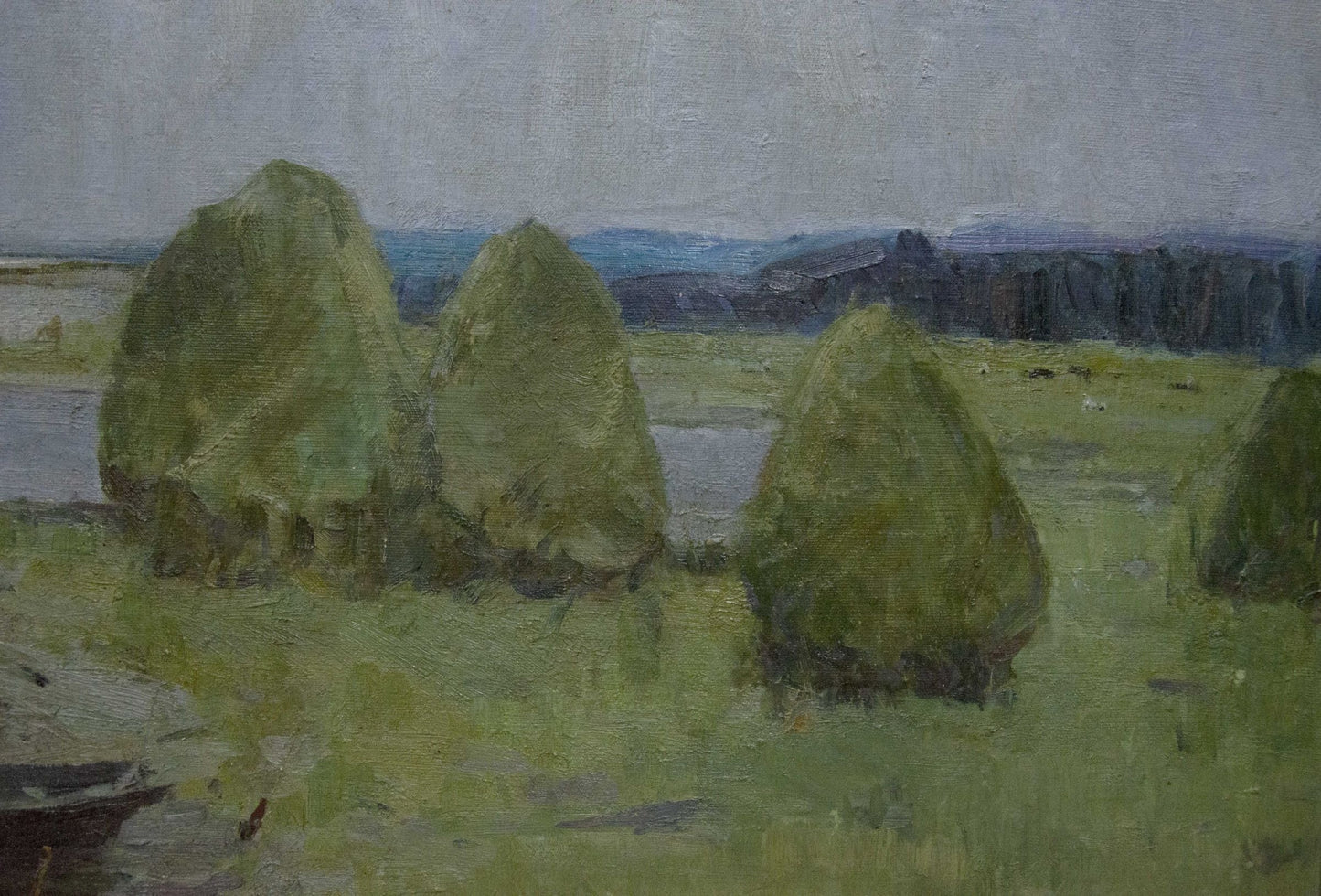 Oil painting Near the shore Sevastyanov Victor Grigorievich