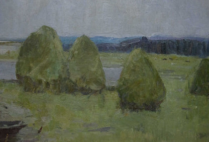 Oil painting Near the shore Sevastyanov Victor Grigorievich