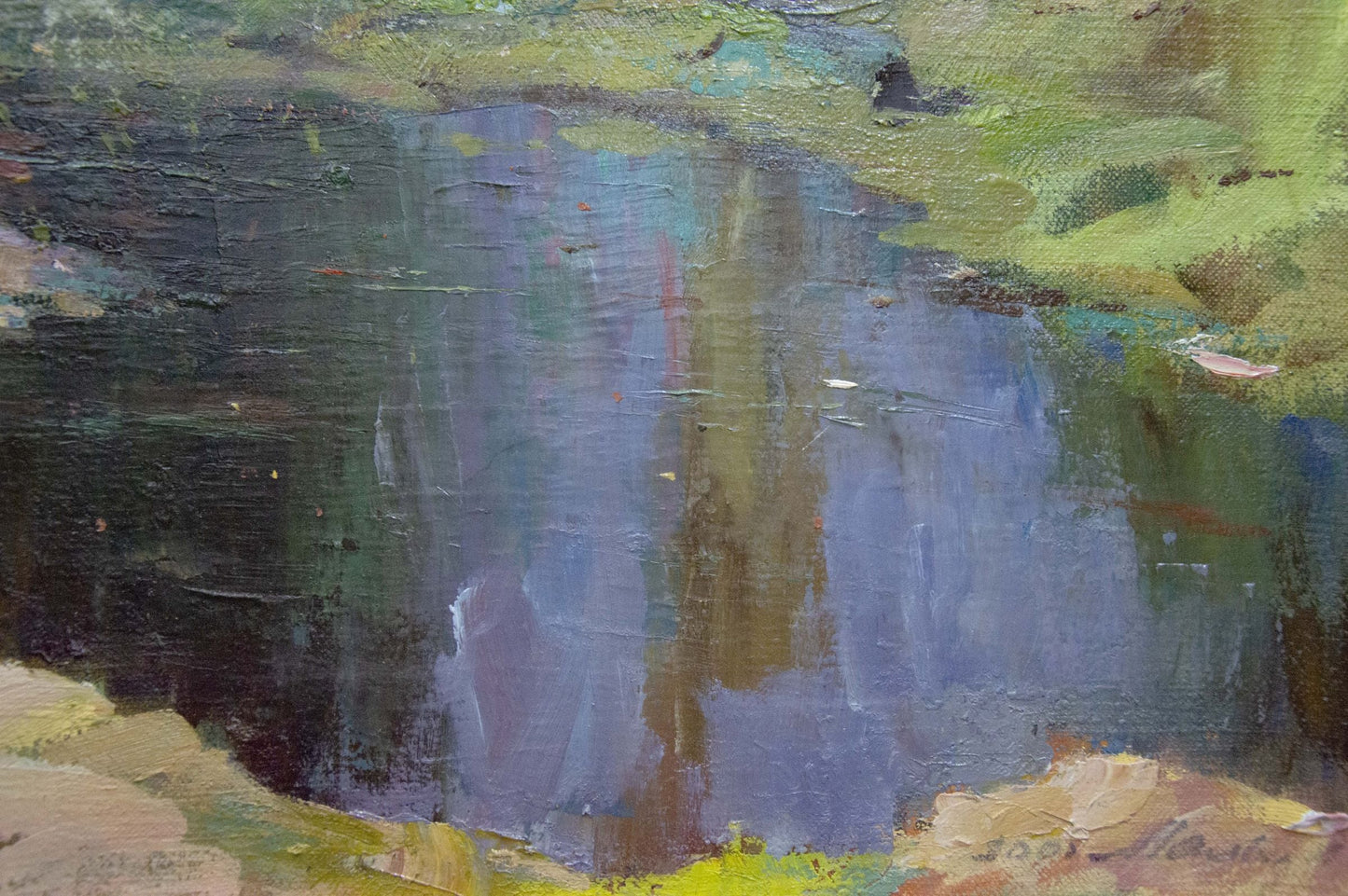 Oil painting Landscape Maltsev Nikolay Alexandrovich