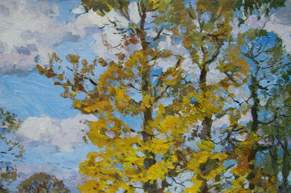Oil painting A park Khodchenko Lev Pavlovich
