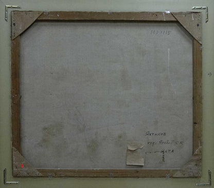 Oil painting Boats near the shore Yarovoy Stepan Kalinovich