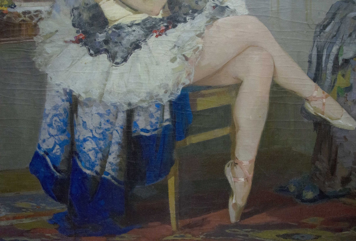 Oil painting Portrait of a girl Plamenitsky Anatoly Alexandrovich