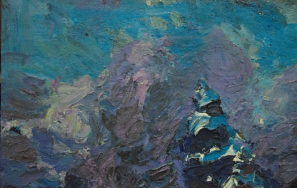 Oil painting Winter Dupliy Sergey Alexandrovich