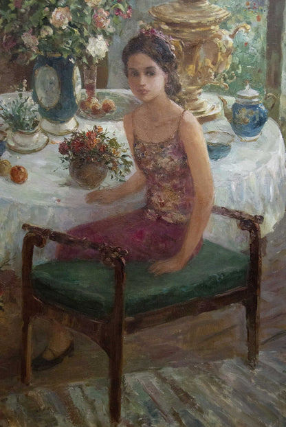 Oil painting Gatherings Mikhaylichenko Sergey Viktorovich