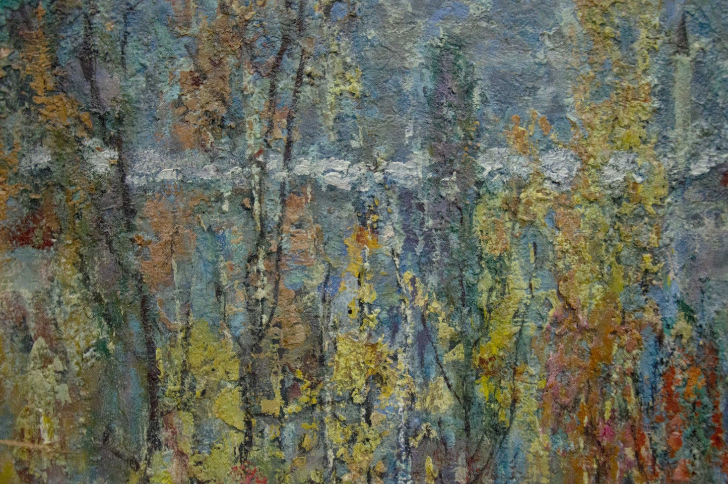 Abstract oil painting View Filatov Vladimir Nikolaevich