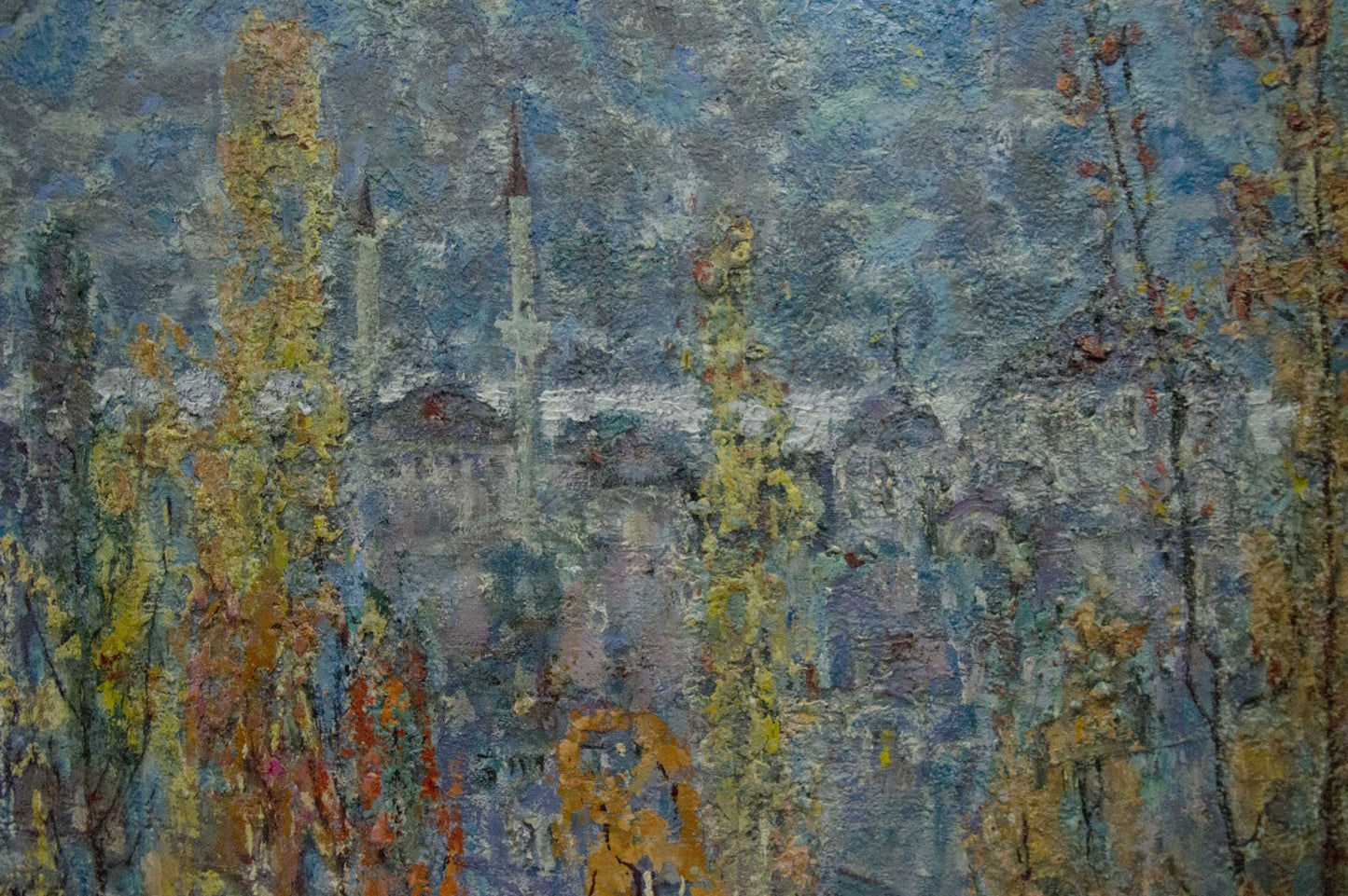 Abstract oil painting View Filatov Vladimir Nikolaevich