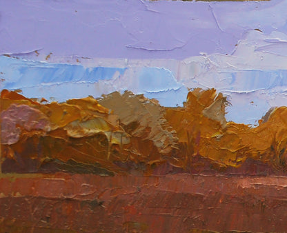 Oil painting Autumn ray Egor Shvachunov