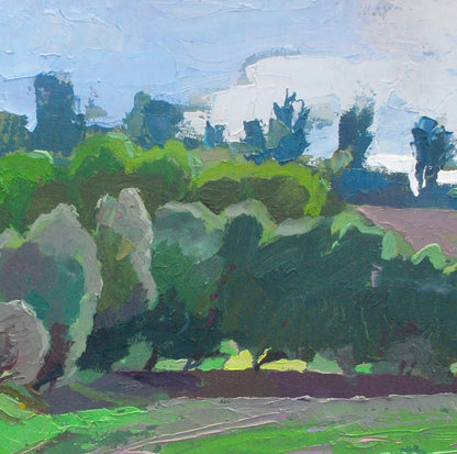 Oil painting Spring on Obolon Egor Shvachunov