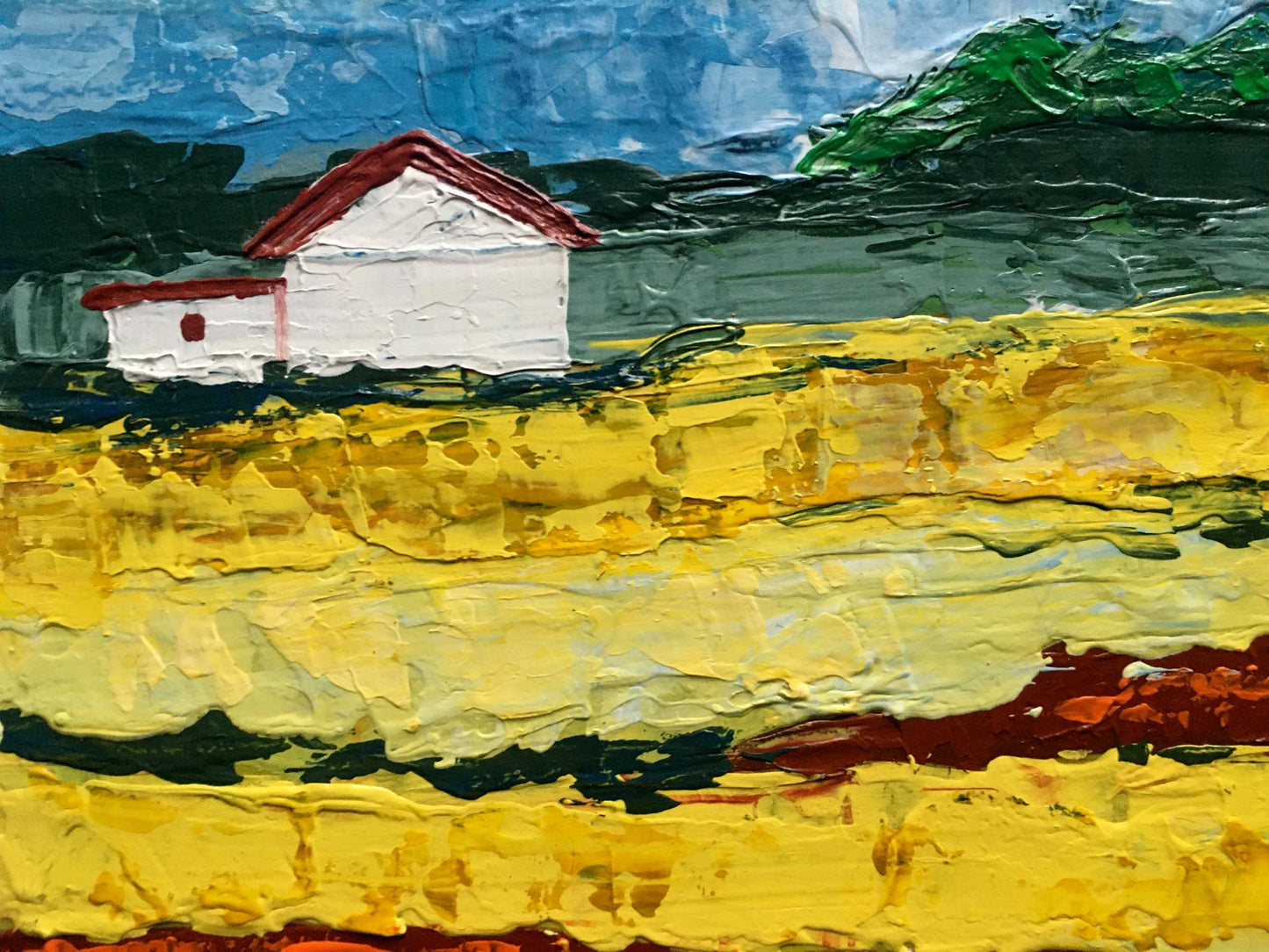 Oil painting House by the coast Zadorozhnya V. V.