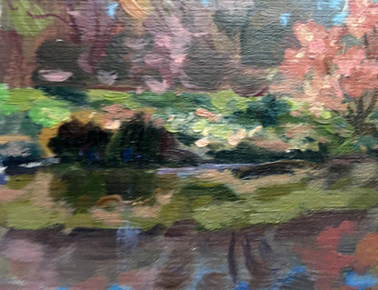 Oil painting In October Batrakov Vladimir Grigorievich