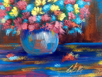 Oil painting Spring bouquet of flowers Zadorozhnya V. V.