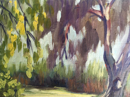 Oil painting Autumn forest Svetlana Gramm