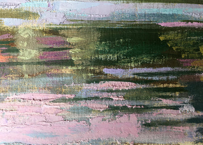 Oil painting City fountain Batrakov Vladimir Grigorievich